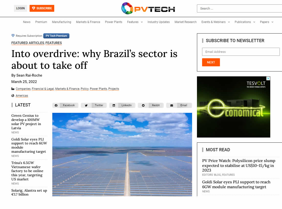 Into overdrive: why Brazil’s sector is about to take off