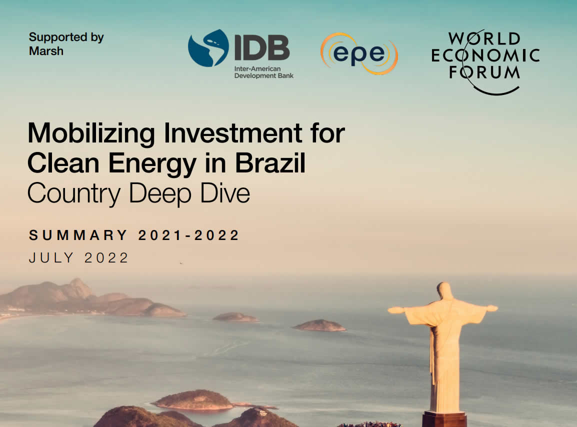 Mobilizing Investment for Clean Energy in Brazil – Country Deep Dive