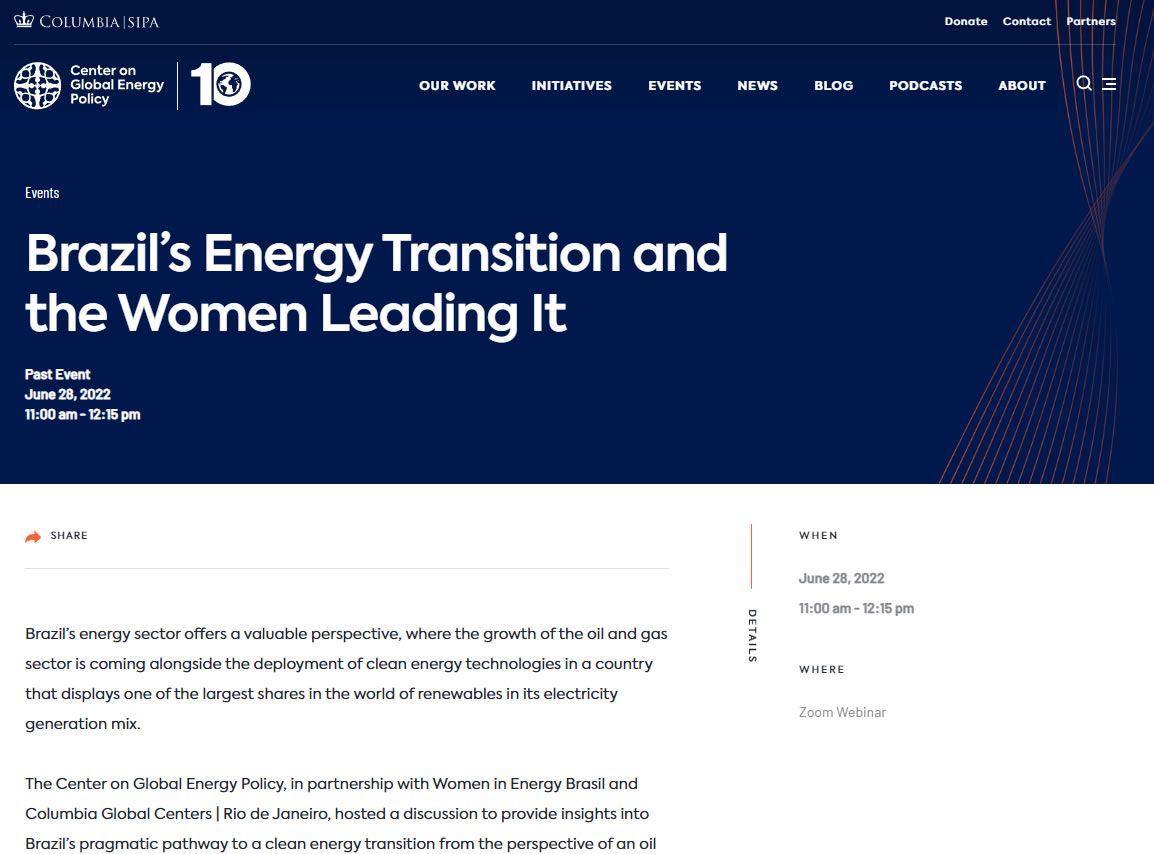 Brazil’s Energy Transition and the Women Leading It