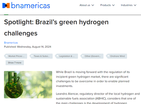 Spotlight: Brazil’s green hydrogen challenges