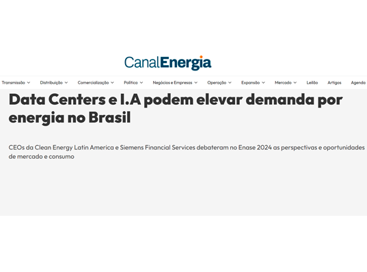 Data Centers e I.A podem elevar demanda por energia no Brasil