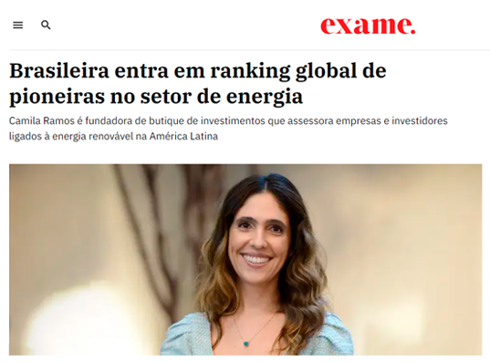 Brasileira entra em ranking global de pioneiras no setor de energia